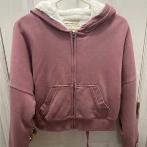 Aeropostale Large zip up Hoodie. Pink preowned